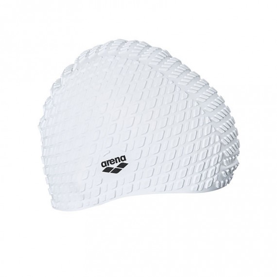 成人泡泡矽膠泳帽 (長髮適用)-白 (368ASS8600WH)