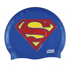 超人矽膠泳帽-藍/紅 (382407)