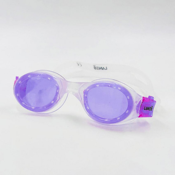 少年柔軟貼合泳鏡 - 透明/紫 (772451)