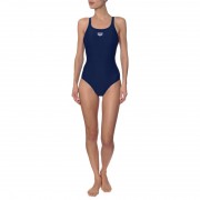 女子基礎訓練X背帶連身泳衣-深藍 (8682AL13XNVY)