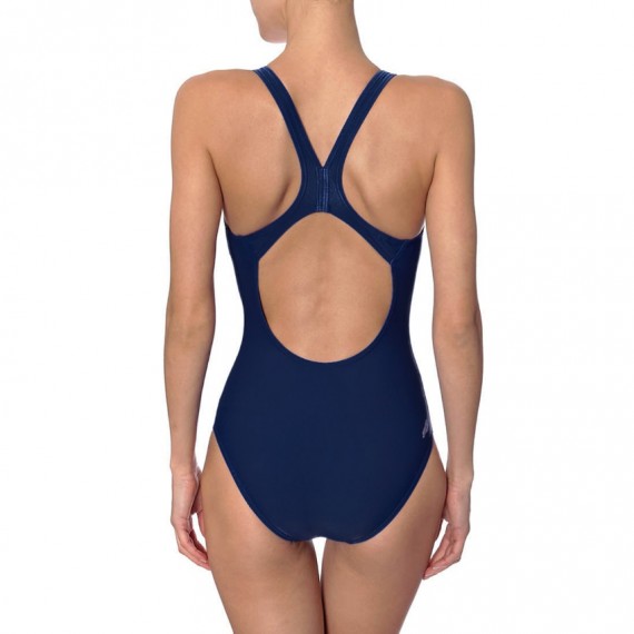 女子基礎訓練X背帶連身泳衣-深藍 (8682AL13XNVY)