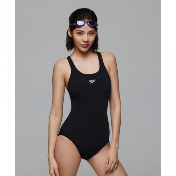 女子基礎訓練連身泳衣-黑 (8027870001)