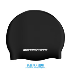超柔軟長髮泳帽 - 黑 (AEP-WS-162BK)