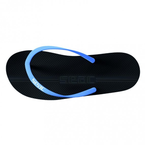 成人 Maui 沙灘拖鞋-黑/藍 (1500013NBC)