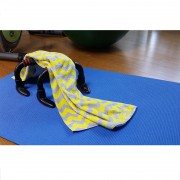 韓國製造微纖維毛巾 (80cm × 40cm)-鋸齒黃 (RTW01S)