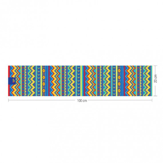 韓國製造微纖維毛巾 (100cm × 20cm)-民族藍 (RTW03A)